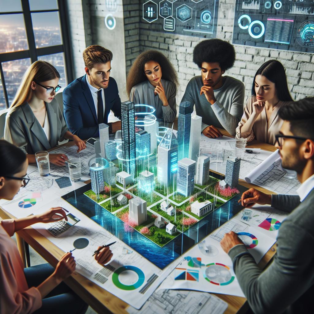 Junge Gründerinnen und Gründer mit innovativen Stadtideen